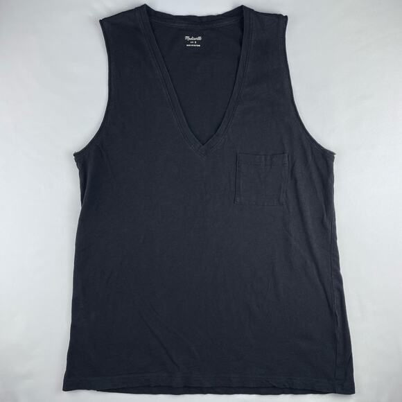 Madewell Tops - Madewell Whisper Cotton V-Neck Pocket Tank